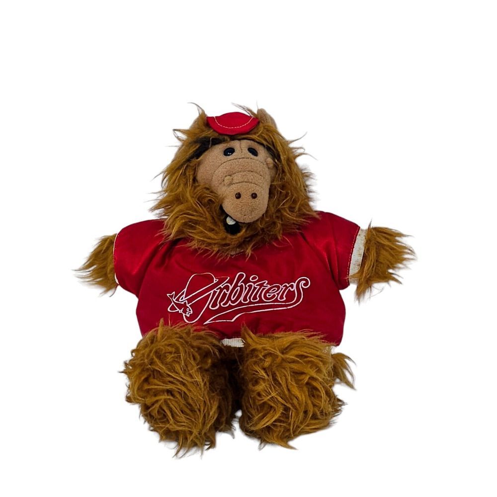 Vintage 1988 ALF Alien Plush Orbiters Baseballβ Burger King Promo Hand Puppet